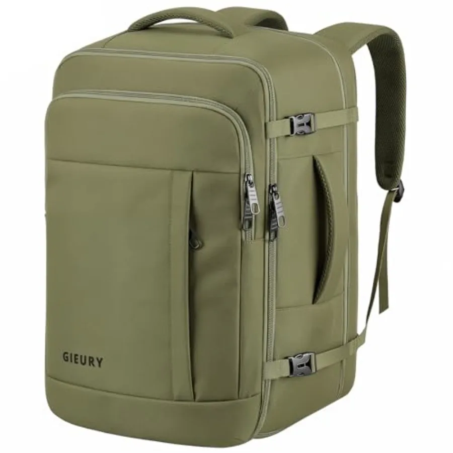 

Дорожный рюкзак увеличенного размера 50 л, расширяемый рюкзак для мужчин и женщин, ручная кладь для самолетов, необходимые вещи для путешествий, багаж.