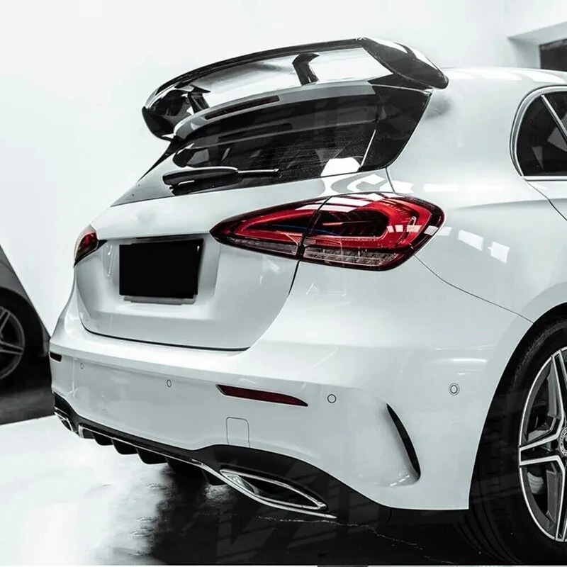 Glossy Black A45 AMG Style Rear Roof Spoiler For 2013-2022 Mercedes Benz A Class W176 W177 A180 A200 A250 A260 Tail Wing Trunk