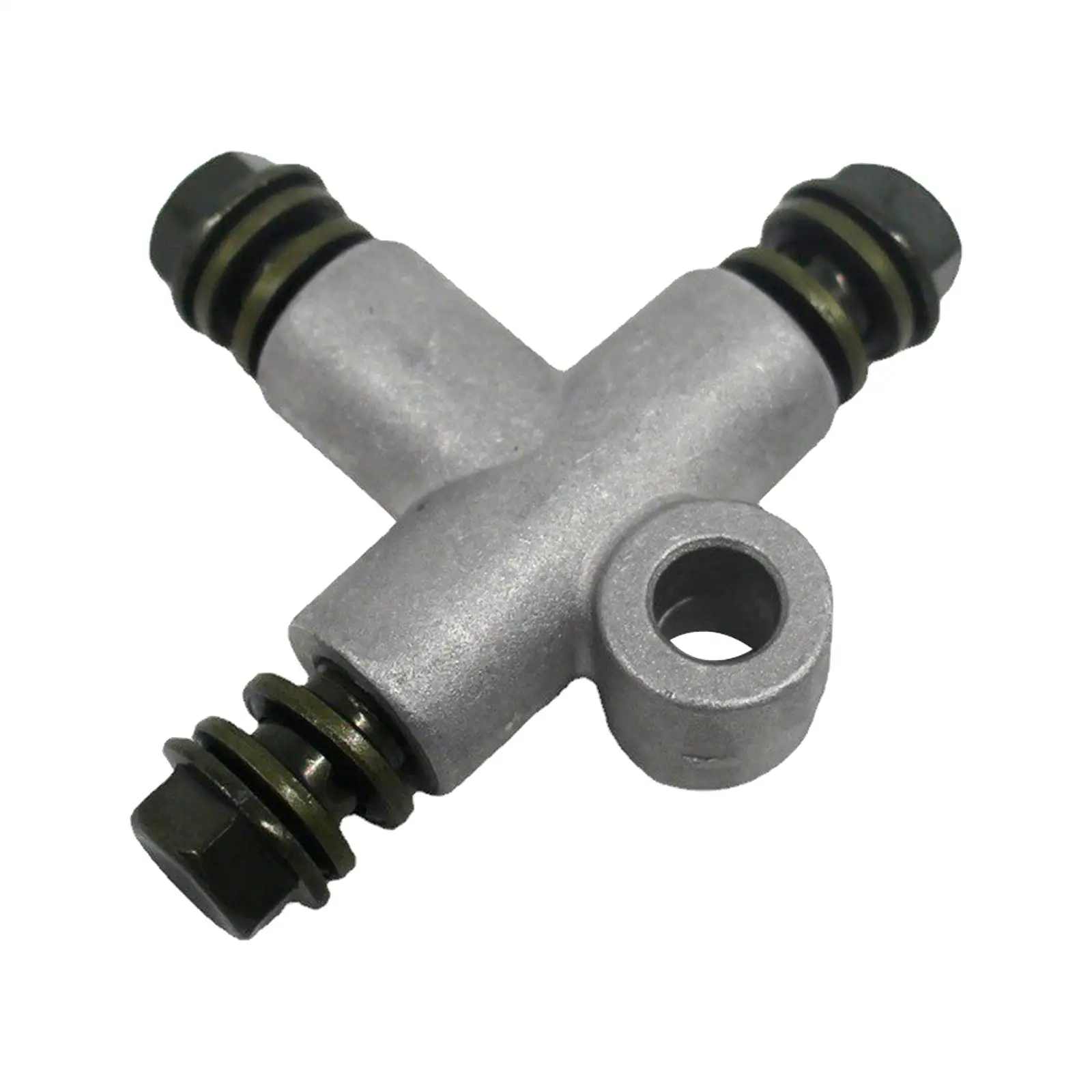 Tee Coupling Tee Connector Fitting Banjo Bolt 3-way 10mm Brake Tee Fitting for