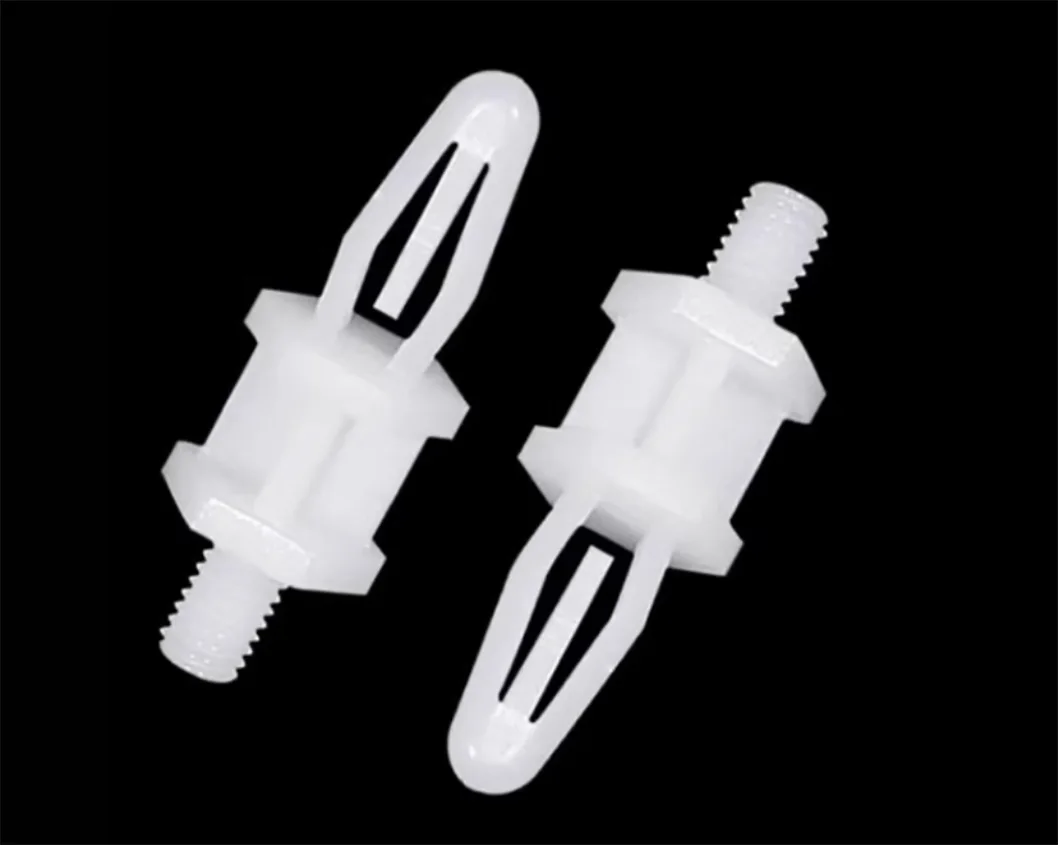 

Nylon Single Head Buckle Opening 4mm Push In Pc Board/Isolation Column/Plastic Spacing Column Circuit Board Plastic Bracket100PC