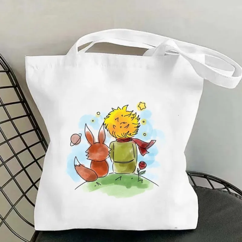 Little Prince Women Shoulder Bags Tote Bag Capacity Canvas Bag