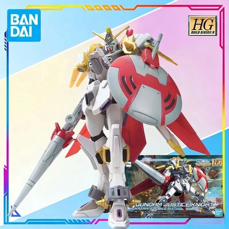 

В наличии: Оригинальный сборный набор BANDAI HGBD:R 004 в масштабе 1/144, модель Gundam Justice Knight, коллекционная фигурка-конструктор, игрушка