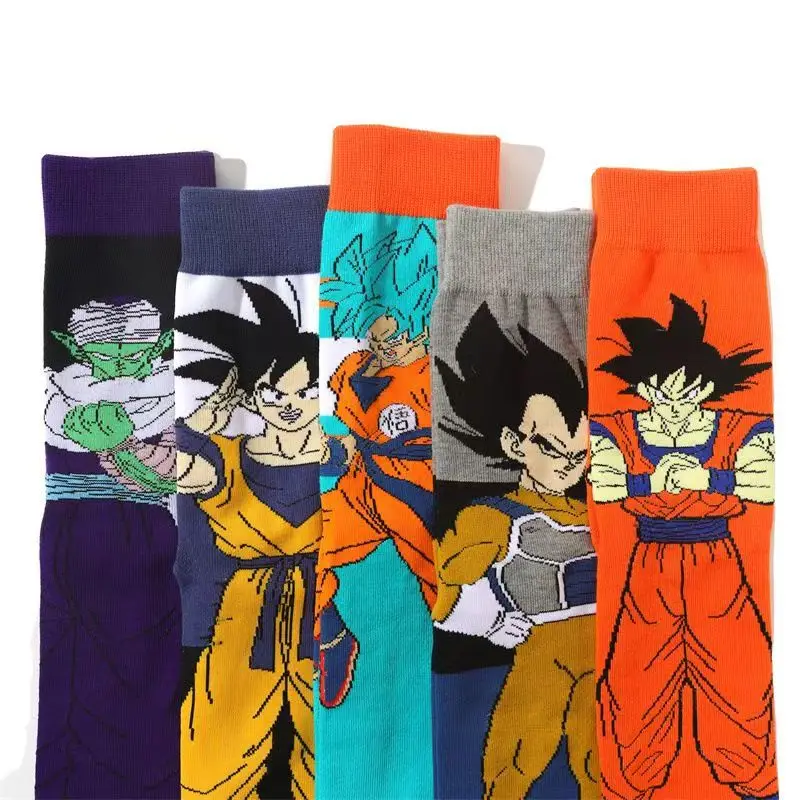 Anime Dragon Ball Hip Hop Street Style Cartoon Socks Men Women Novelty Funny Casual Crew Socks CuteYoga socks cycling socks - view 2