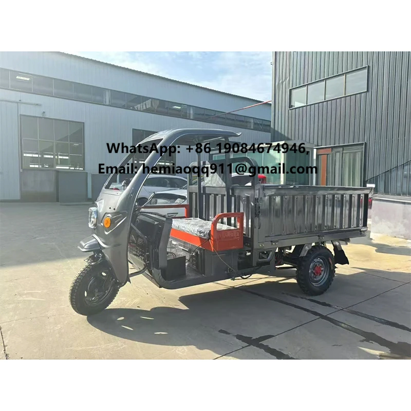 

Cheap Price 2200W Motor New Electric Tricycle Bike Electric Tricycles 3 Wheel Cargo Fence Tricycle Bike