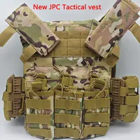 Nuevo chaleco táctico JPC con hebilla de liberación rápida, bolsa Triple para revistas, portador de caza, accesorio Airsoft, chaleco de juego MOLLE Army CS, equipo