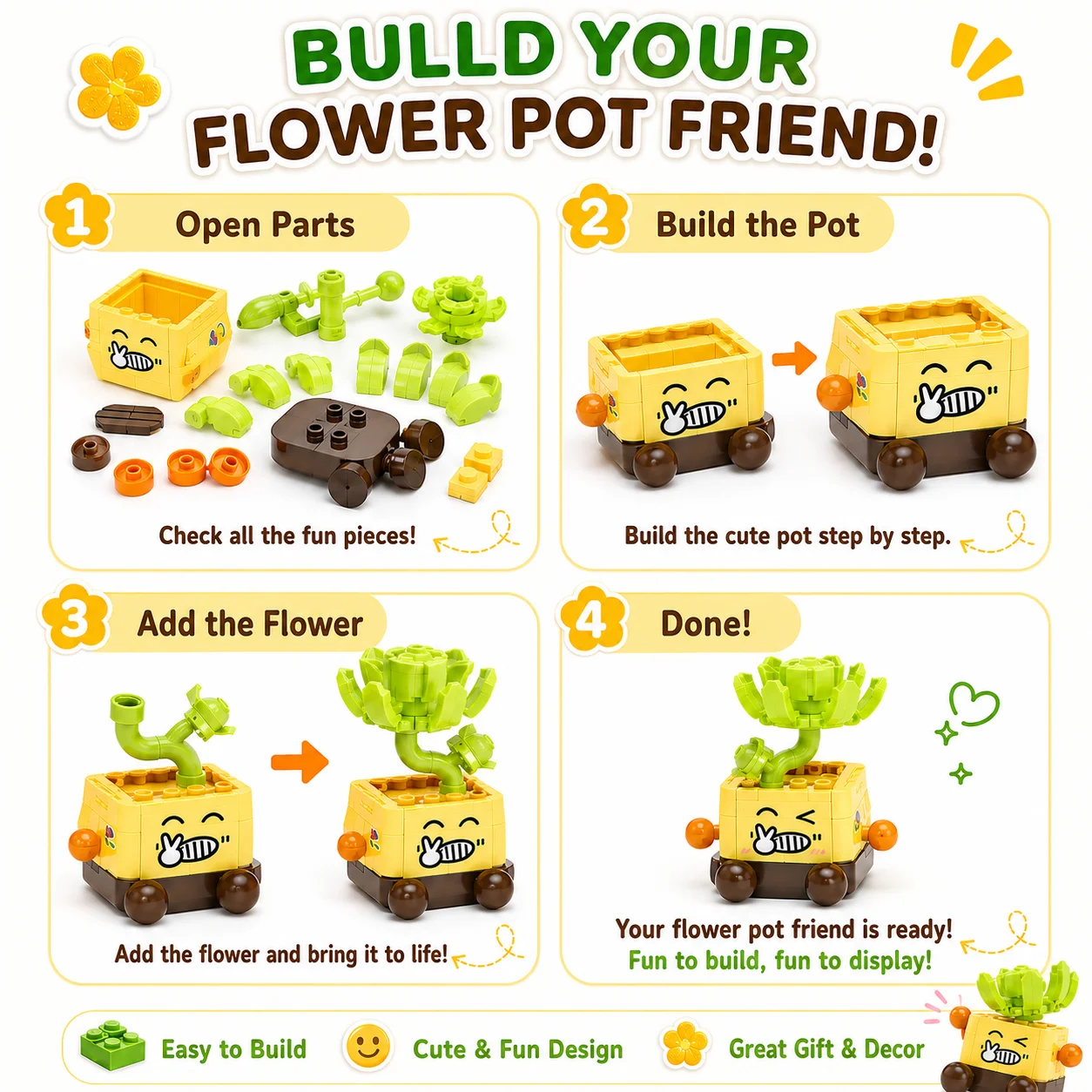 Gioco di Costruzioni Eternity - Plant Pot Small Desk recensione e prezzo