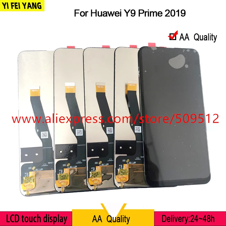 

10pcs/lot A Quality LCD screen display P Smart Z with touch assembly for Huawei Y9 Prime 2019 LCD display