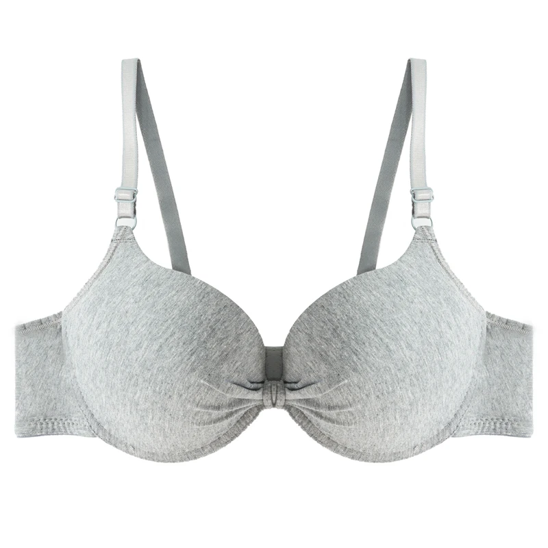 Push Up Bra for Women's Deep V Underwire Solid Design