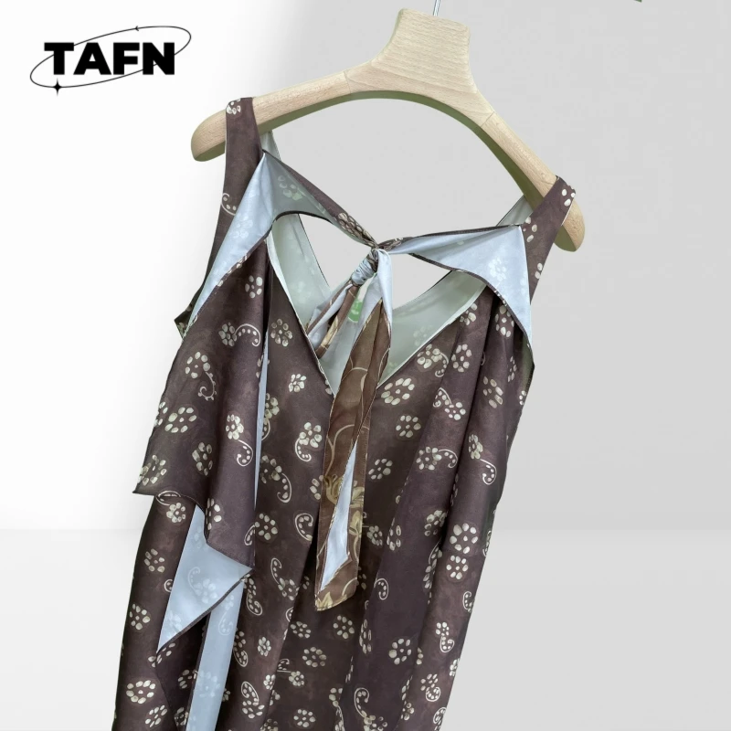 Sukienka Elegancka High Street Piękna Moda Klasyczna Sukienka Kaszmirowa w Stylu Vintage – Miękka i Wygodna na Wiosnę AF2339