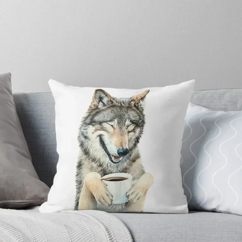 

Coffee in the Moonlight Throw Pillow Decorative Cushions Cushion Child luxury covers pillow