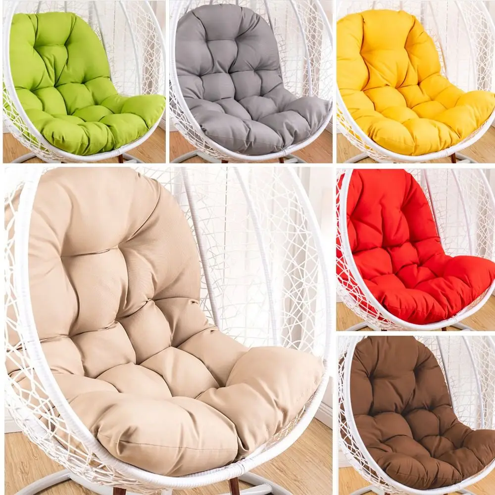 For Home Hammock Thickened Egg Chair Cushion Seat Pad Backrest Pillow Swing Chair Mat Rocking Chair Seat Mat