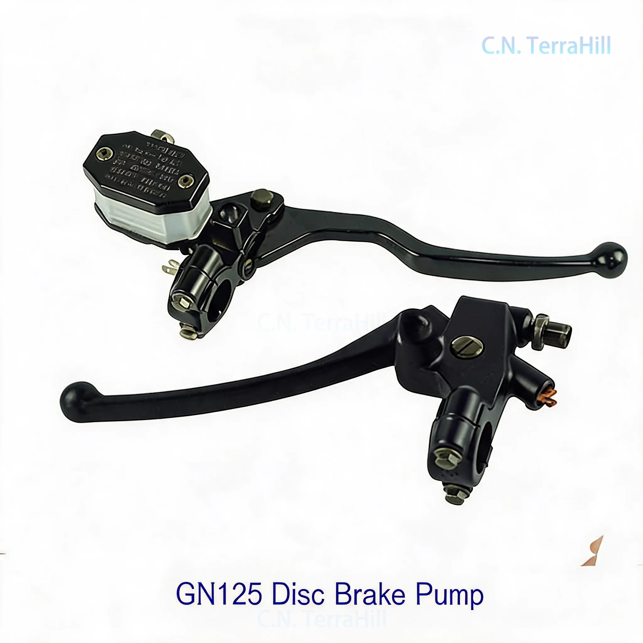 Motorcycle Hydraulic Brake Pump Assembly Kit Front Brake Master Cylinder Compatible with GN125