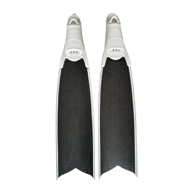 Carbon Fiber Diving Fins for Adult, Peso leve, Lâmina longa, Suave