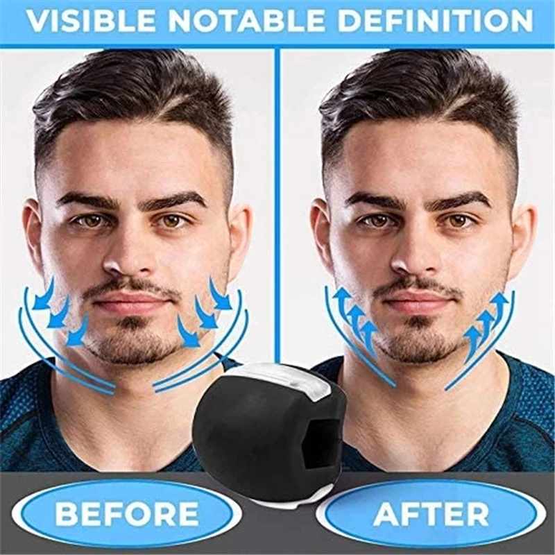 Jaw Line Exerciser Ball Jaw Line Trainer Face Facial Muscle Exercise Ball JawLine Chew Ball Face Muscle Training Fitness Equipme