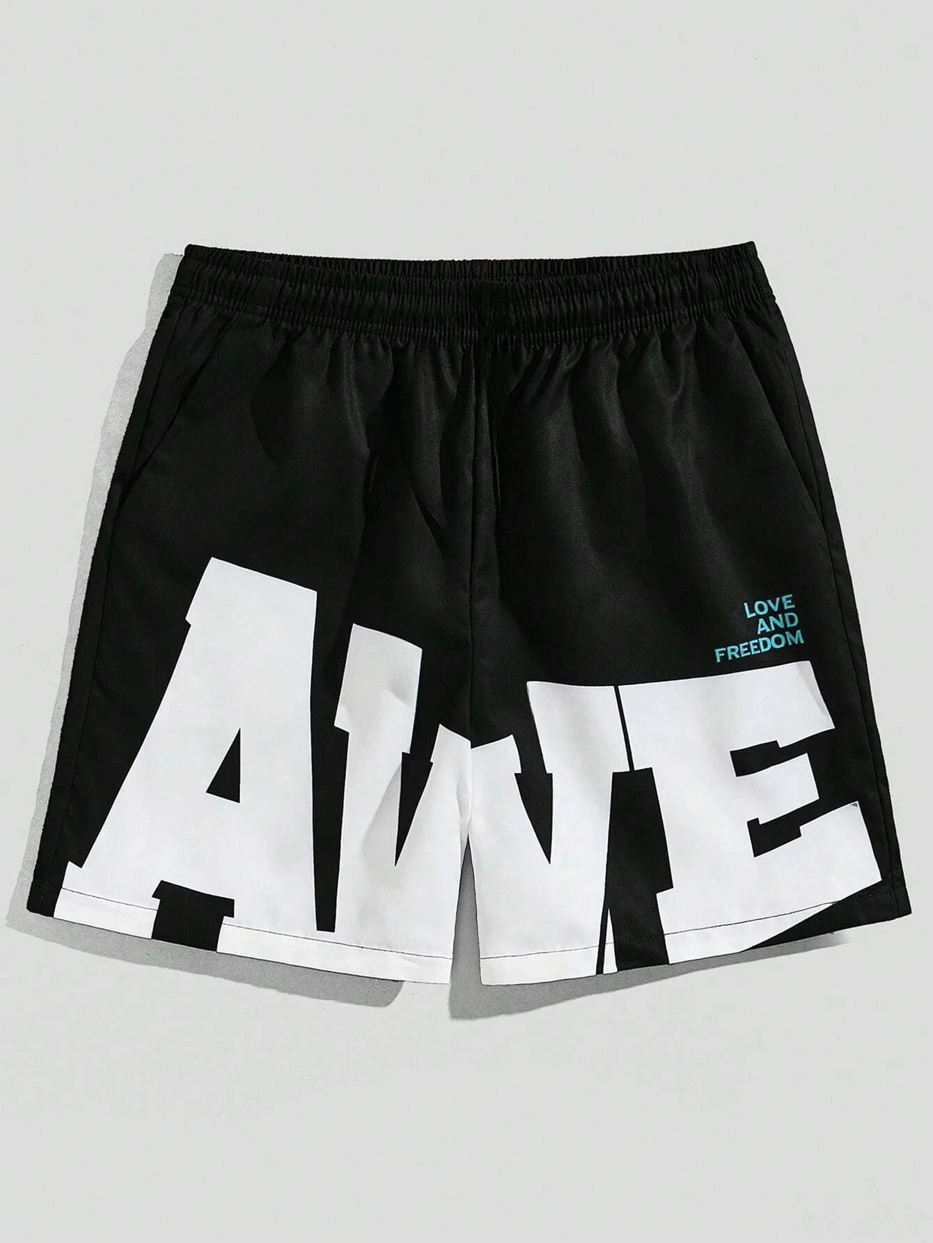 

Men's Hawaiian 3D Simple Letter Pattern Beach Shorts Quick Dry Outdoor Leisure Sports Shorts Fashion Men's Shorts Y2K