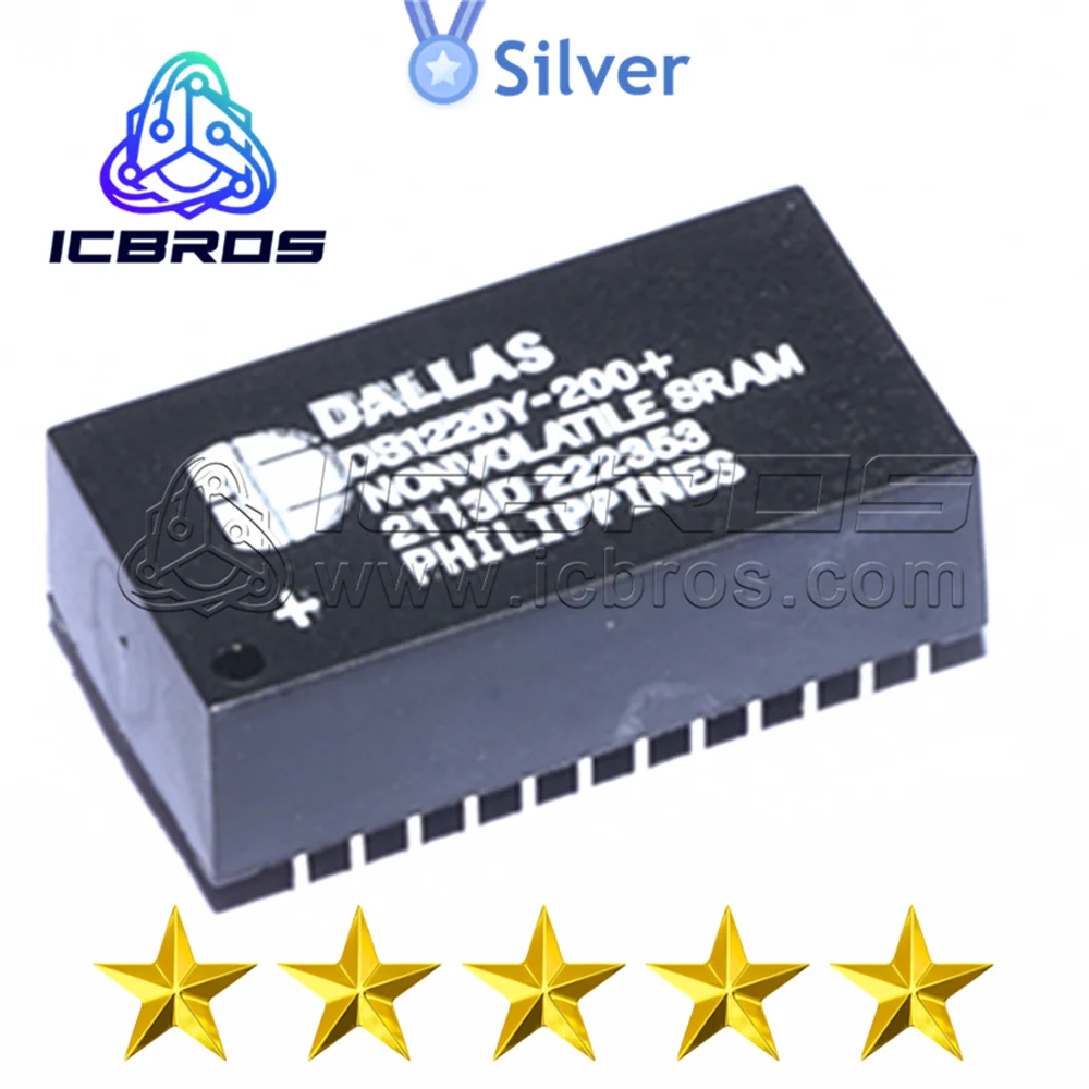 DS1220Y-200 DIP24 DS12C885 Electronic Components DS14287 New Original DS1609 DS1642-100 DS1642-120 DS1642-150