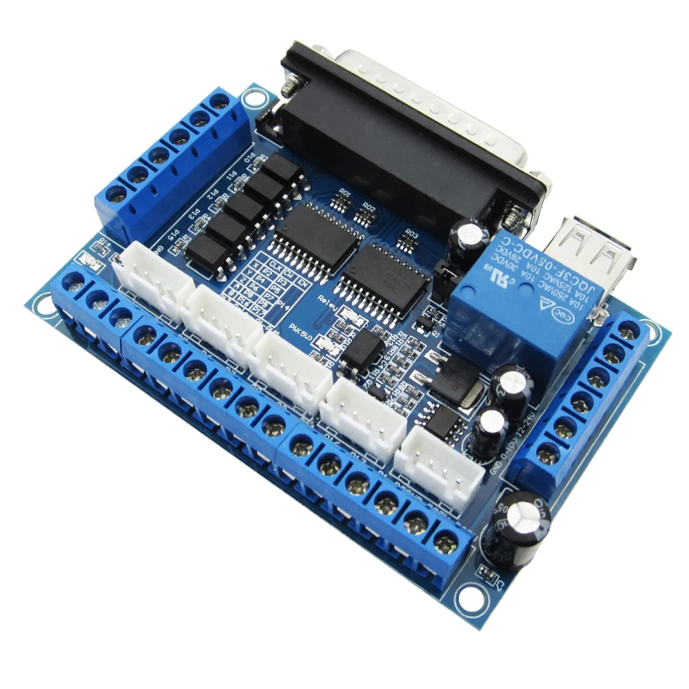 

10set 5 axis CNC Breakout Board with Optical Coupler For Stepper Motor Driver MACH3 new orignial