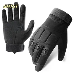 1 Pair Full Finger Tactical Gloves Kids Anti-slip Hard Protect Gear Riding Gloves Camouflage Combat Glove Garden Gloves