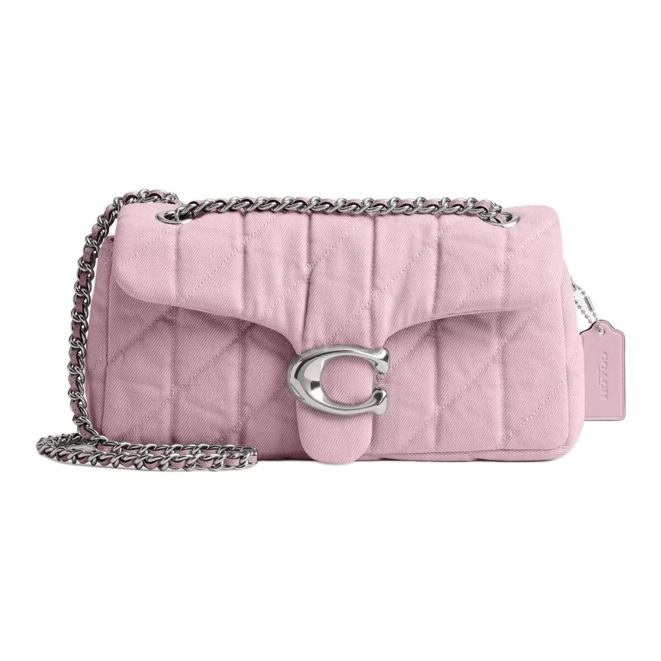 COACH Tabby Leather Crossbody Bag, Shoulder Bag Medium Women's Light Pink CBG31-LHY24
