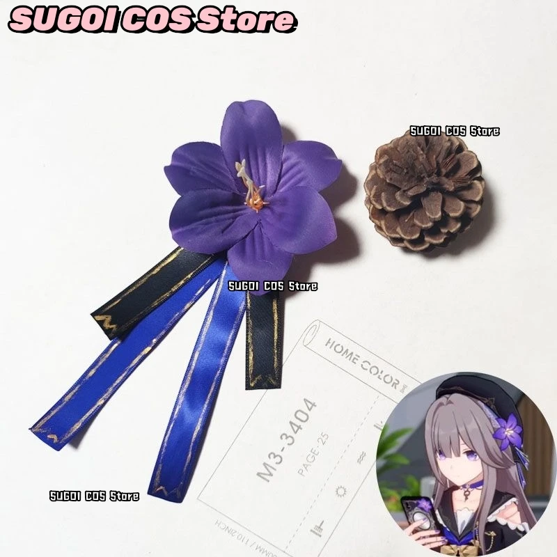 Honkai:Star Rail Herta/the Herta Costumi Cosplay Accessorio per bracciale per capelli fatto a mano Anime Gioco di ruolo Puntelli per feste