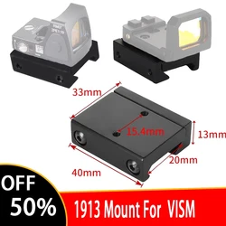 Tactical Optical 1913 Mount 20mm Picatinny Rail Mount Original Footprint for VISM Red Dot Sight Scope