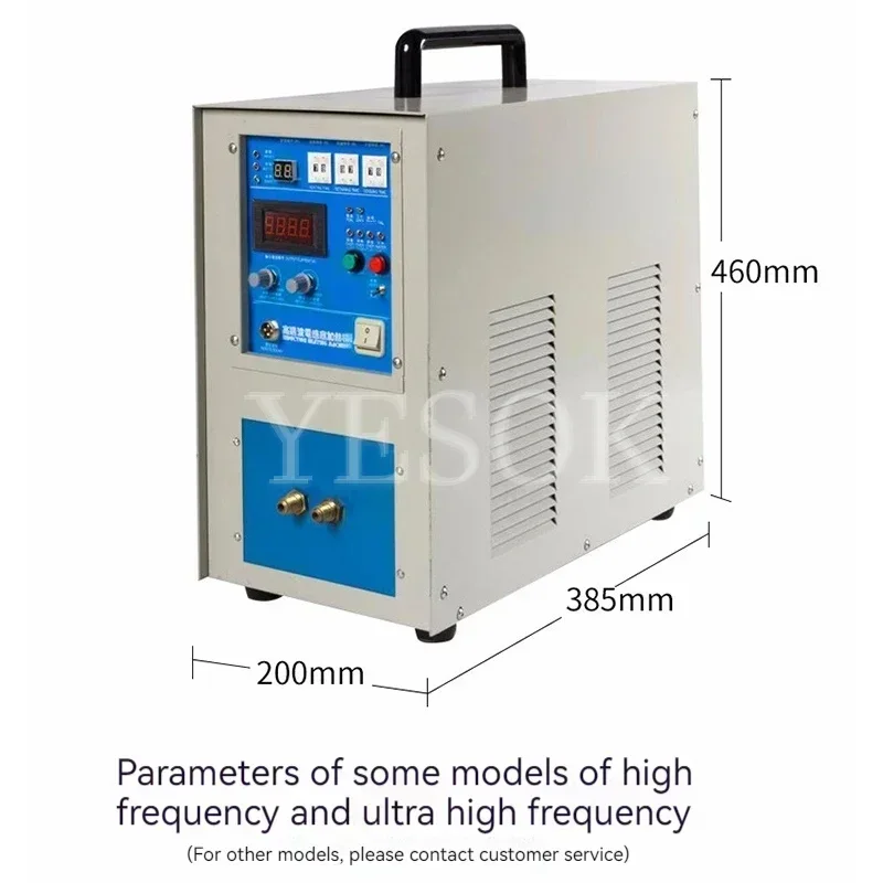 25KW 30-100KHz High Frequency Induction Heater Furnace  Induction Heater Silver Gold Melting Furnace with CE 0.2MPA ZVS 380V