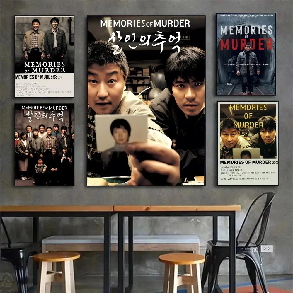 Korean Crime Movie M-Memories Of M-Murder Poster Poster Painting Wall Art Mural for Living Room Home Decor and Gifts