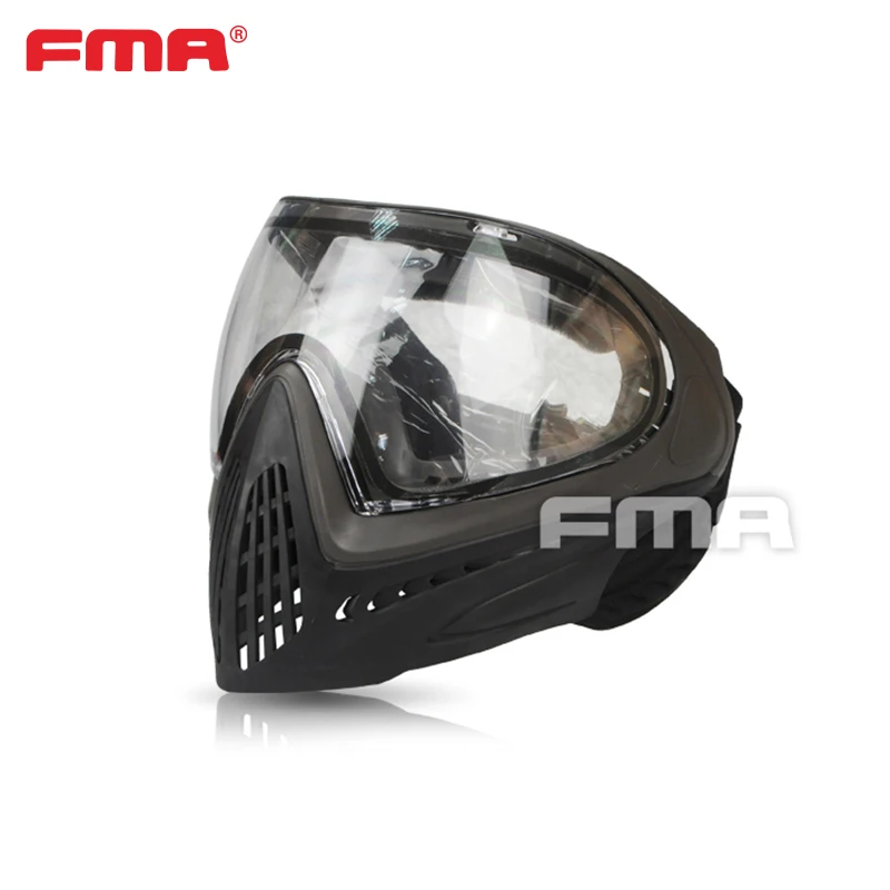 FMA Tactical F1 Double Layers Lens Full Face Protective Mask Goggles Paintball Airsoft Anti-Fog Hunting Sports Goggle