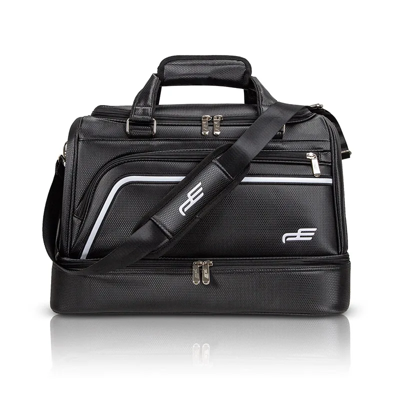 PLAYEAGLE  Boston Bag Waterproof PU Golf Duffle Bag Big Capacity Golf Clothing Bag with Seperate Shoes Store Bag