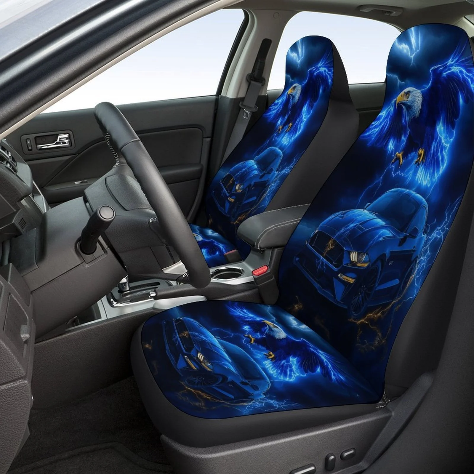 Eagle Mustang Lightning Has Created A Universal Set Of Car Seat Covers Suitable For A Wide Range Of Vehicles. This Stylish And P
