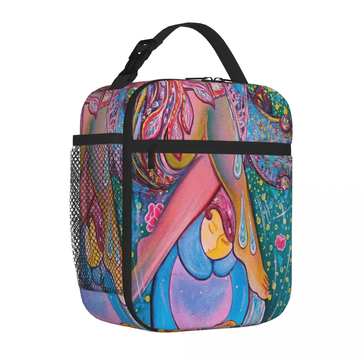 Hot Sale Reborn 2015 By Cris Gaona Stitched Detail Lunch Box Bag Back To School Thermal Lunch Bag