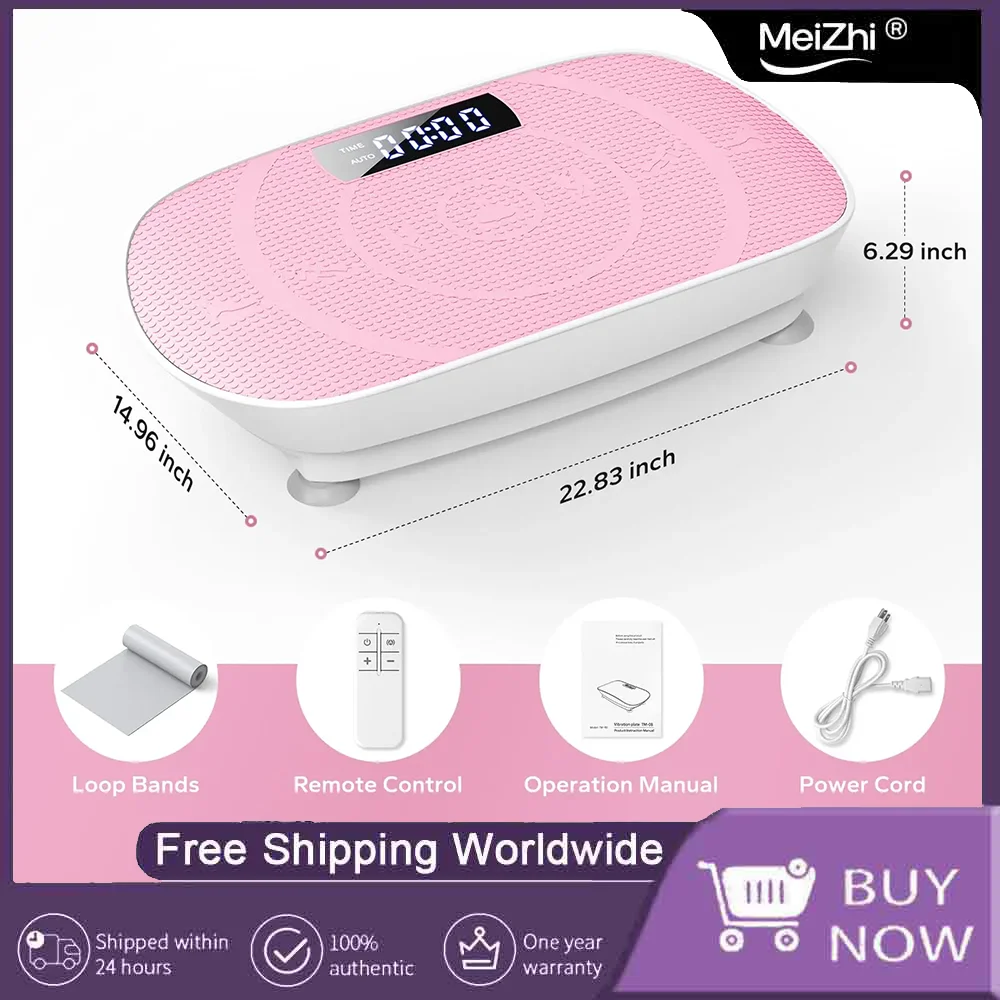 

Whole Body Workout Power Vibrate Fitness Platform-Vibration Plate Exercise Machine,Great forWeight Loss&Shaping-AchieveYourGoals