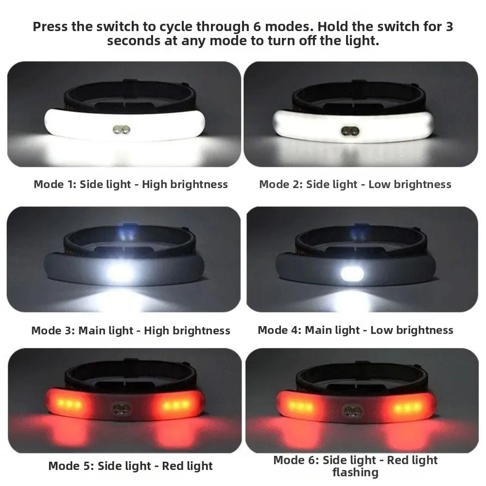 كشافات LED قابلة لإعادة الشحن عبر USB، 6 أوضاع لحماية العين، ضوء مكياج لفن الأظافر، مصباح تمديد رموش خفيف قوي بدون ظل #6