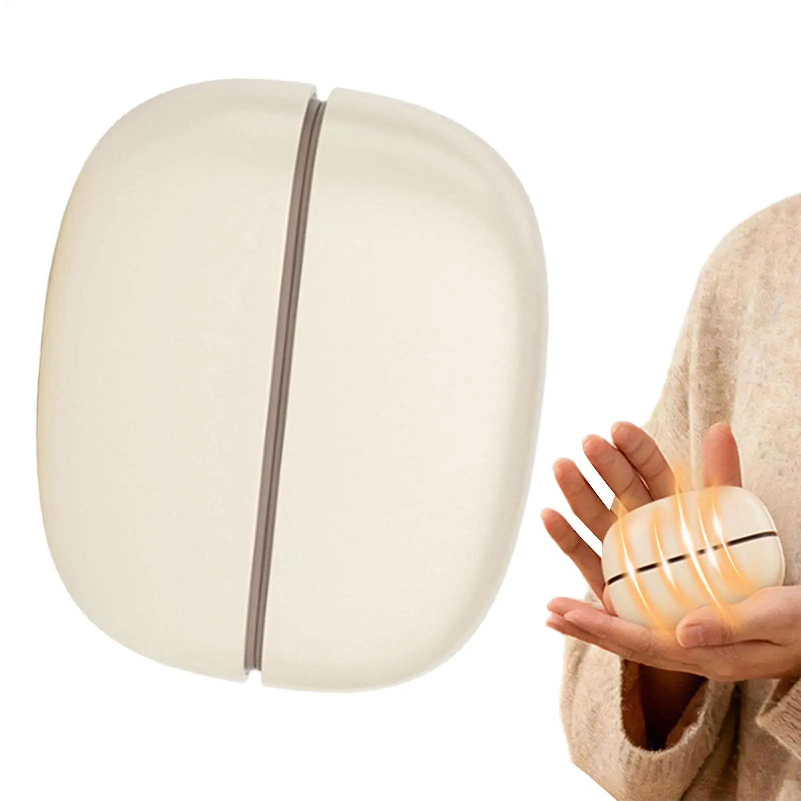 Hand Warmer Rechargeable Magnetic Split Pocket Warming Device USB Personal Hand Warmers for Travel Home Apartment Office