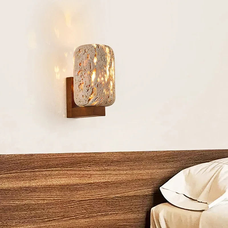 Navian style bedroom bedside wall lamp, designer creative smart staircase corridor foyer wall-mounted wall lamp