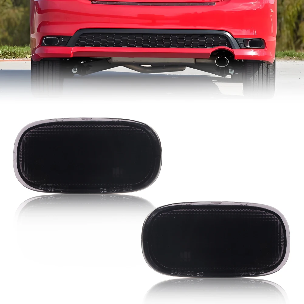 2Pcs For 1996-2005 Toyota RAV4 & 2010-2014 Toyota Matrix Rear Bumper Reflector Light Tail Light Brake Light Backup Light Cover