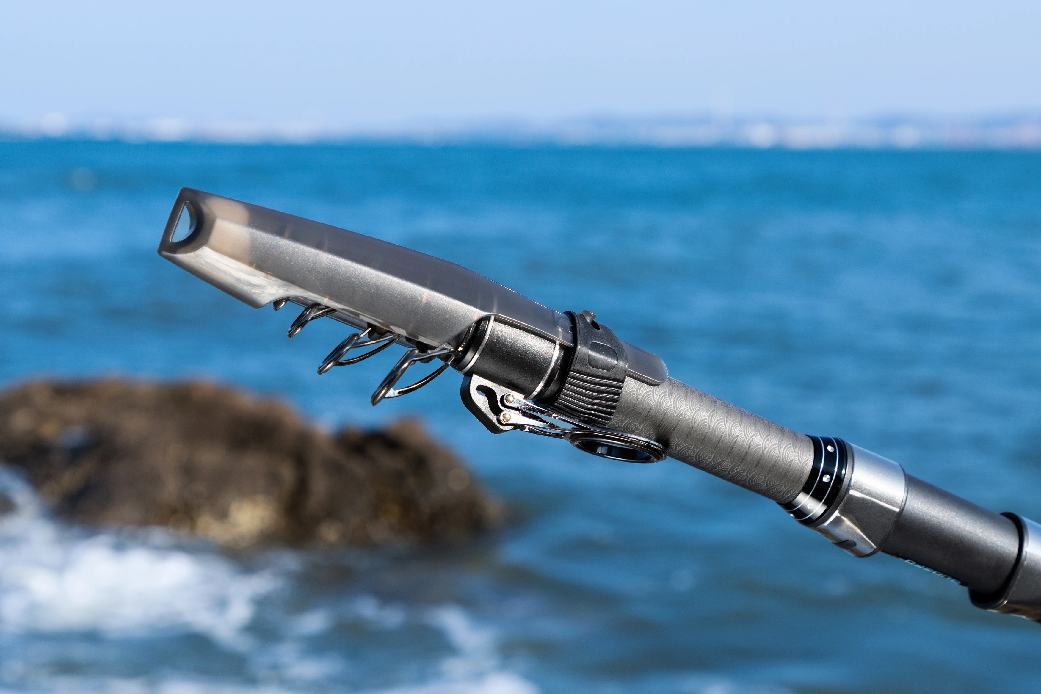 BUDEFO Teleskop-Surf-Spinnrute aus Carbon, Karpfen-Reiserute 4,5/5,0/6,0m, Wurfgewicht 80-150g, Surfcasting-Rute – Detail 7