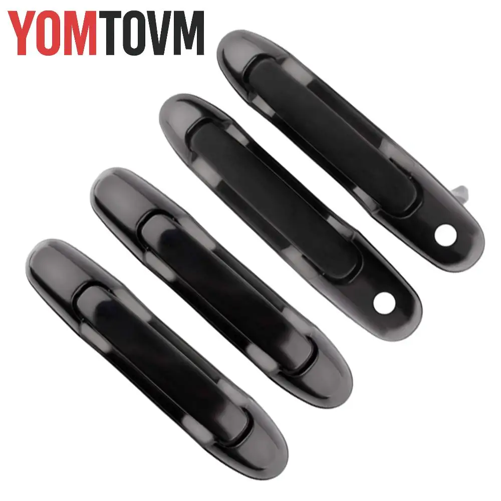 4 Manijas Exteriores para Puertas de Automóvil para Toyota Sienna 1999 2000 2001 2002 2003, Puerta Delantera y Trasera 69220-08010 69210-08010 69230-08010