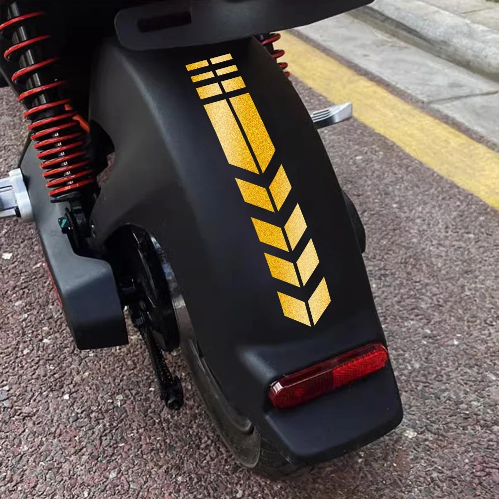 

Motorcycle Fender Stickers Vehicle Safety Warning Reflective Decor Decal Car Decoration Waterproof Motorbike Personality Cover