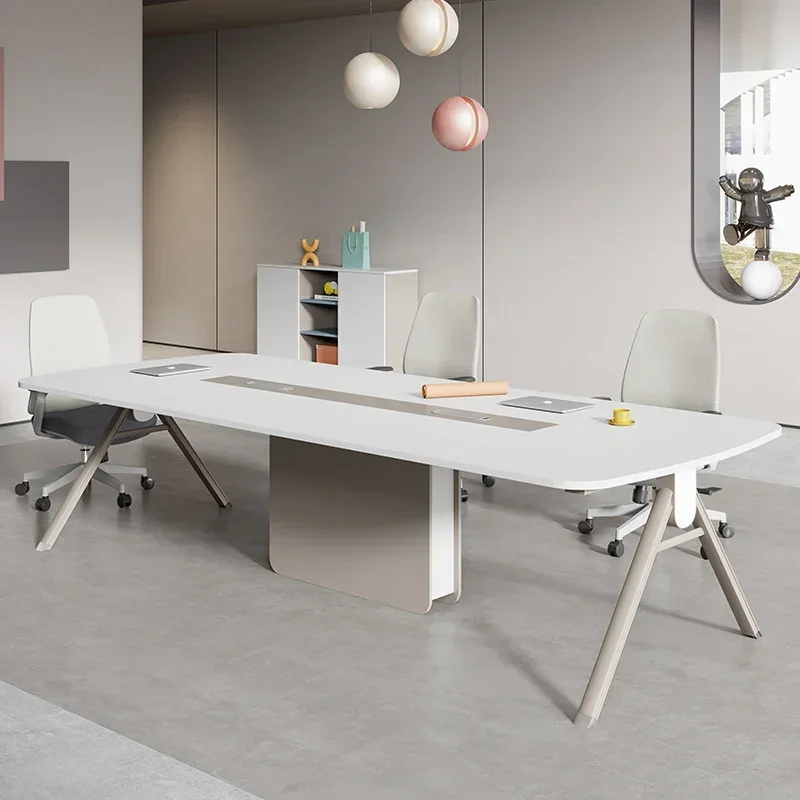Modern Minimalism 180 200 240 280 320 360 420 Cm Conference Tables Negotiation Training Office Desk Meeting Table Furniture