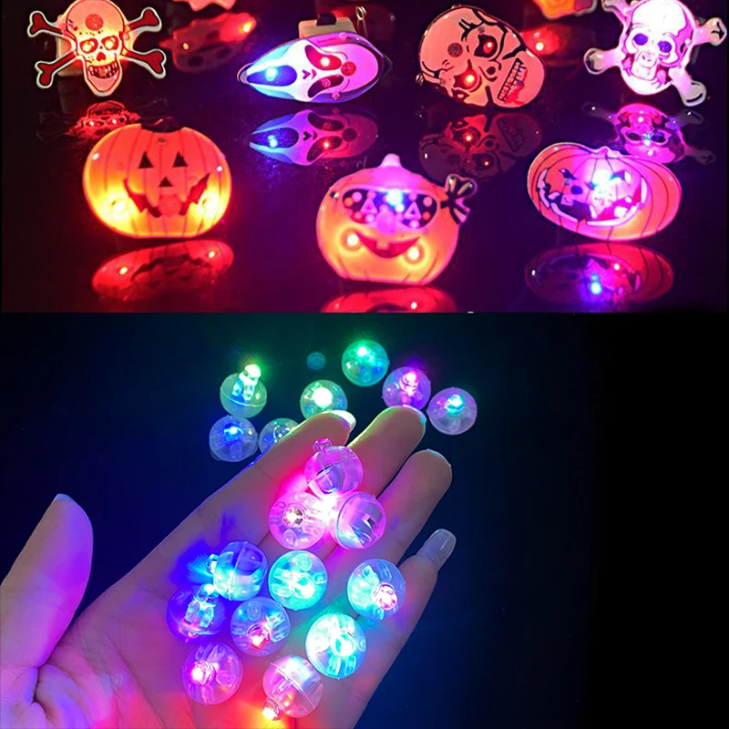 10pcs LED Vibration Flashing Colorful Ball Red And Blue Ball Light Jumping Activation Joggle Light Children\'s Funny Bouncing Toy