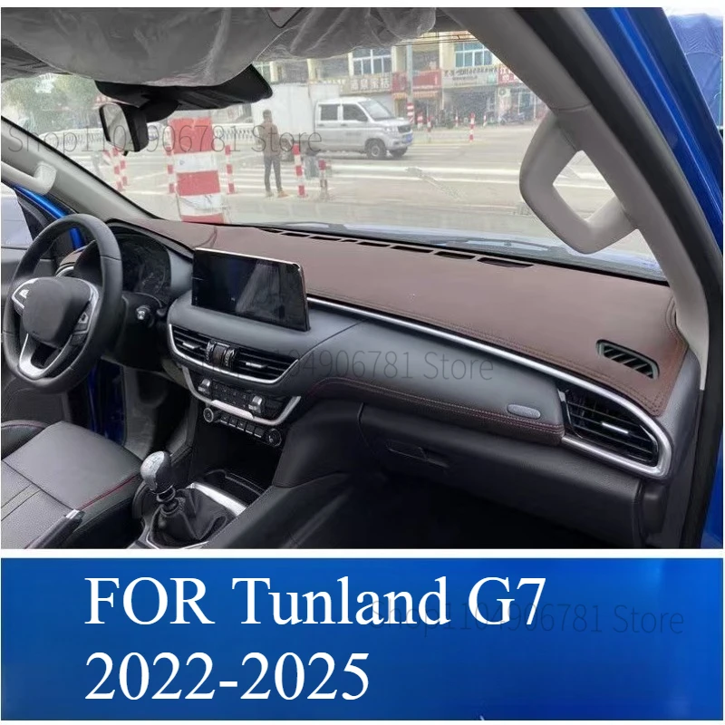 FOR Tunland G7‌ 2022-2025  Car Dash Mat Dashmat Dashboard Mat Cover Sun Shade Dash Board Cover Carpet Accessories