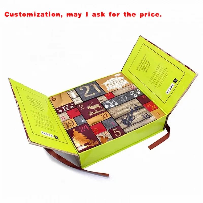 

Изготовленный на заказ печатный на заказ бумажный картон День рождения Праздник Юбилей Тематические мероприятия Адвент Обратный отсчет Календарь Коробка
