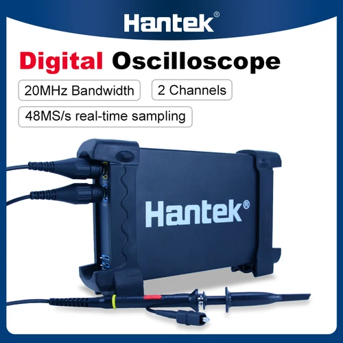 Hantek-USBデジタルオシロスコープ,2ch,6022be,ラップトップ,ラップトップ,PC,オシャオオ2.0ストレージ,仮想ハンドヘルドオシロスコープ20mhz