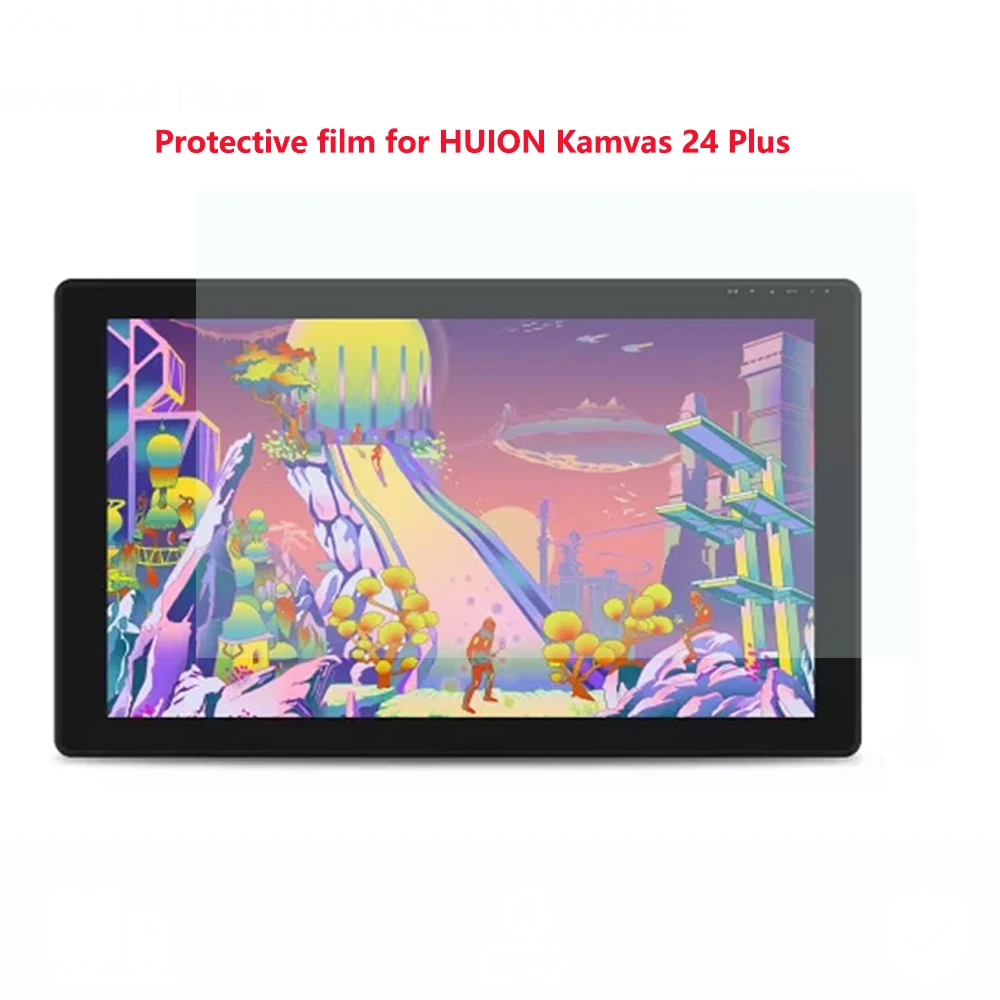 Protective Film for Huion KAMVAS 24 Plus Graphics Tablet Dsplay, Like Draw on Paper Protector for Digital Drawing Pen Tablet