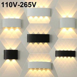 Led Wall Lamp Interior Wall Light IP65 Waterproof Outdoor Lighting 110V 220V for Bedroom Bedside Light Fixture Wall Lamp