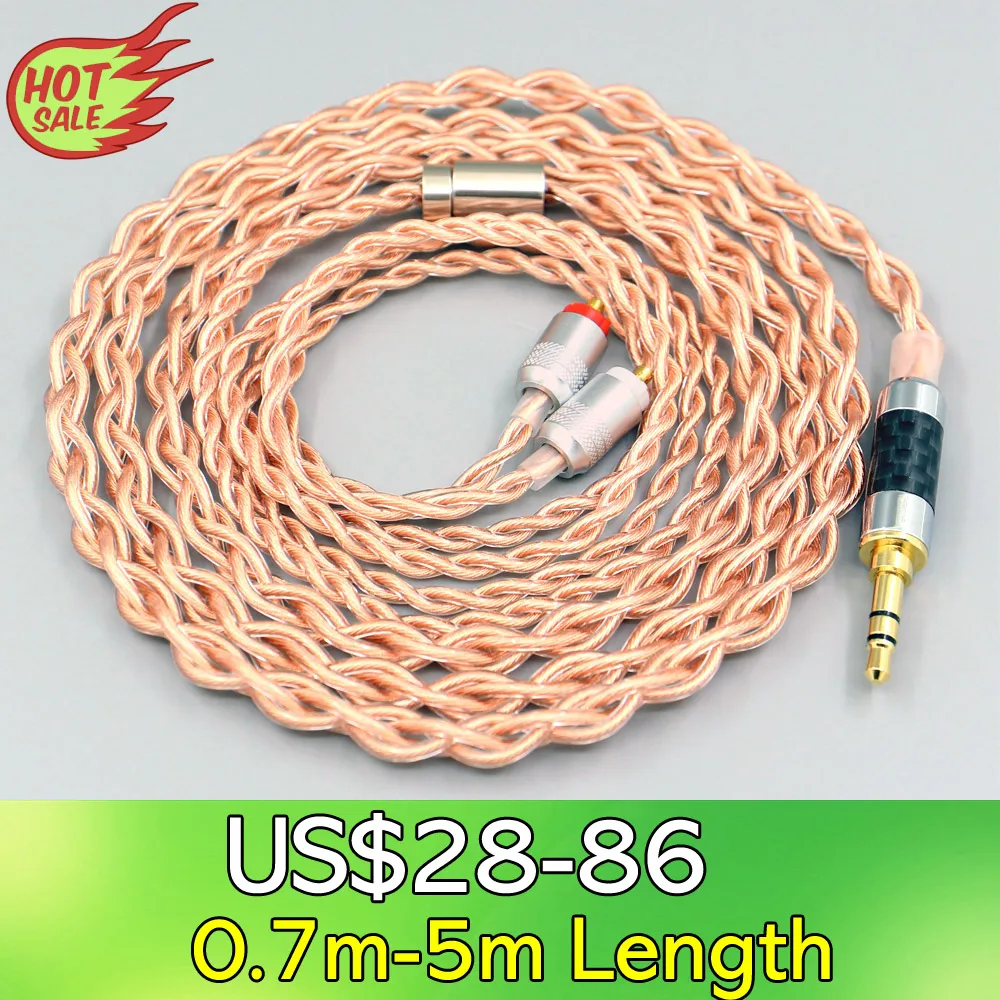 

4 Core 1.7mm Litz HiFi-OFC Earphone Braided Cable For Sony XBA-H2 XBA-H3 xba-A3 xba-A2 2 core 2.8mm LN008091