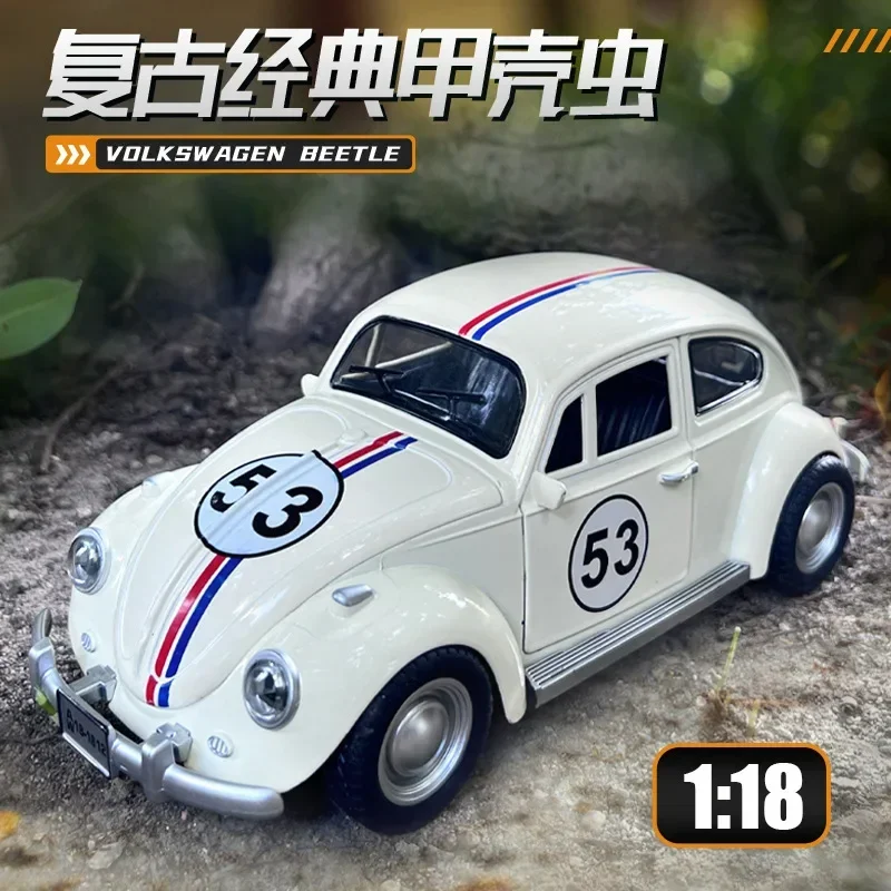 

Моделирование 1:18 Ретро Жук 1973, модель автомобиля из сплава, орнамент, игрушка, подарок, рекомендация, детский подарок