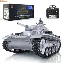 Henglong 1/16 śnieg 7.0 plastikowe niemiecki Panzer III H RTR zbiornik RC 3849 360 ° wieżyczka biały dym jednostka BB strzelanie zabawki chłopiec TH17372