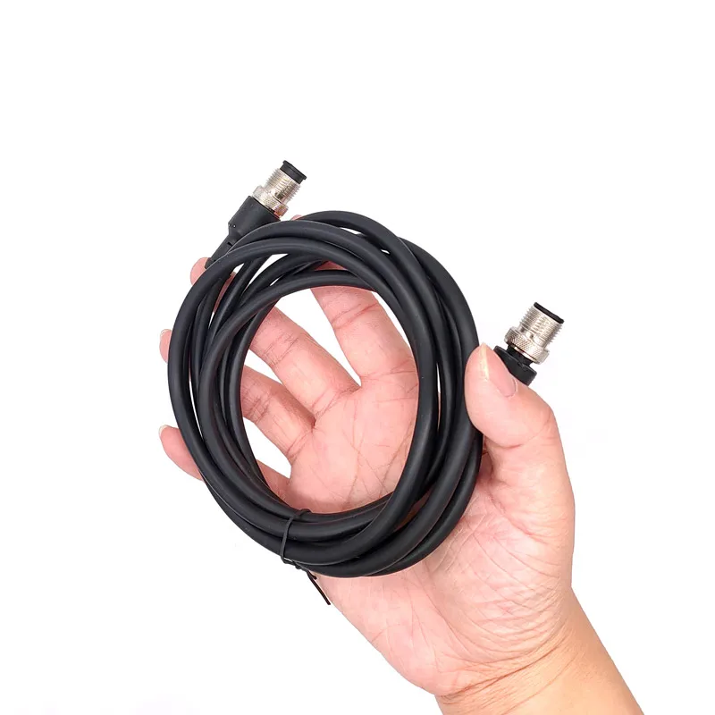 M12 sensor connector cable double head waterproof line male female 2m wire waterproof 4Pin 5Pin 8Pin sensor connectors